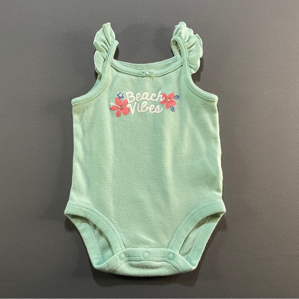 Carter's Mint Green Beach Vibes Bodysuit
